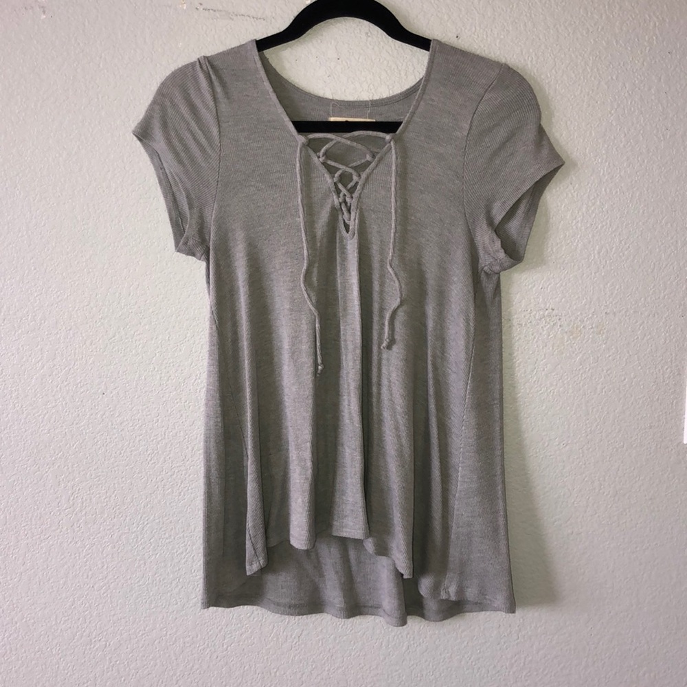 Lace up top